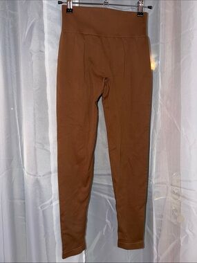 OQQ Seamless High Waist Butt Liftings Yoga Leggings, Sz S